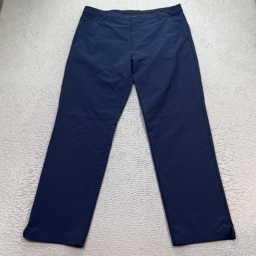 Oakley Pants Men's 36x30 Navy Blue Performance Golf Regular Fit Straight